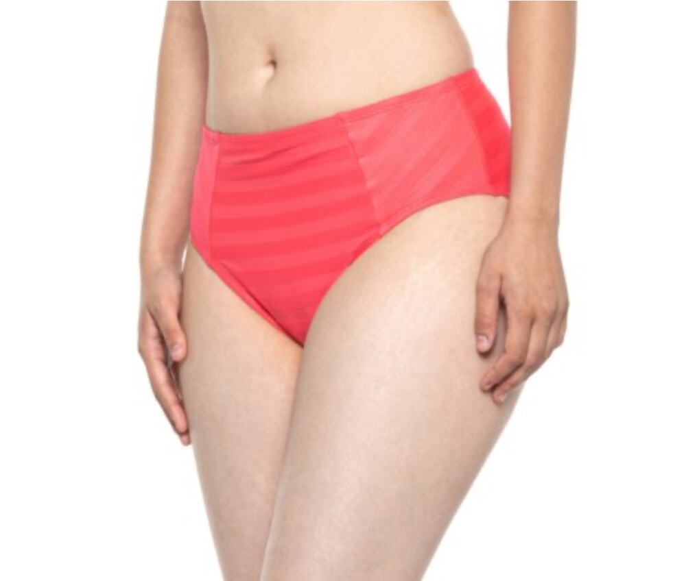 La Blanca SZ 14 Linea Costa Bikini Bottoms Lined Quick-Dry Textured High-Waisted
